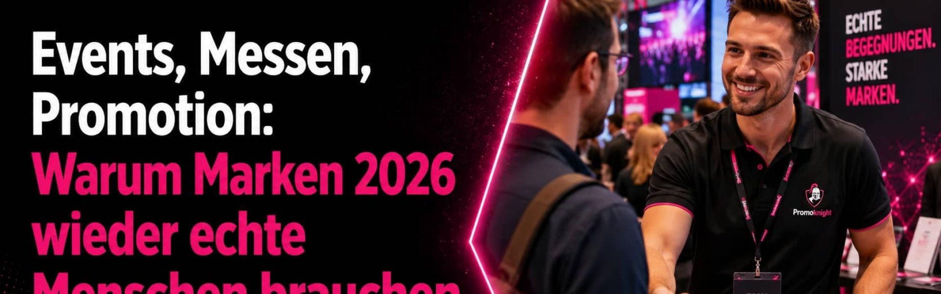 Events, Messen, Promotion: Warum Marken 2026 wieder echte Menschen brauchen